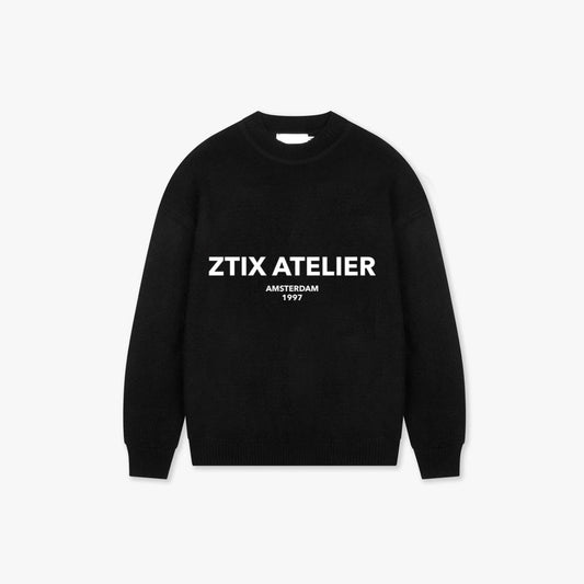 Black Knitted Sweater Pre-Order